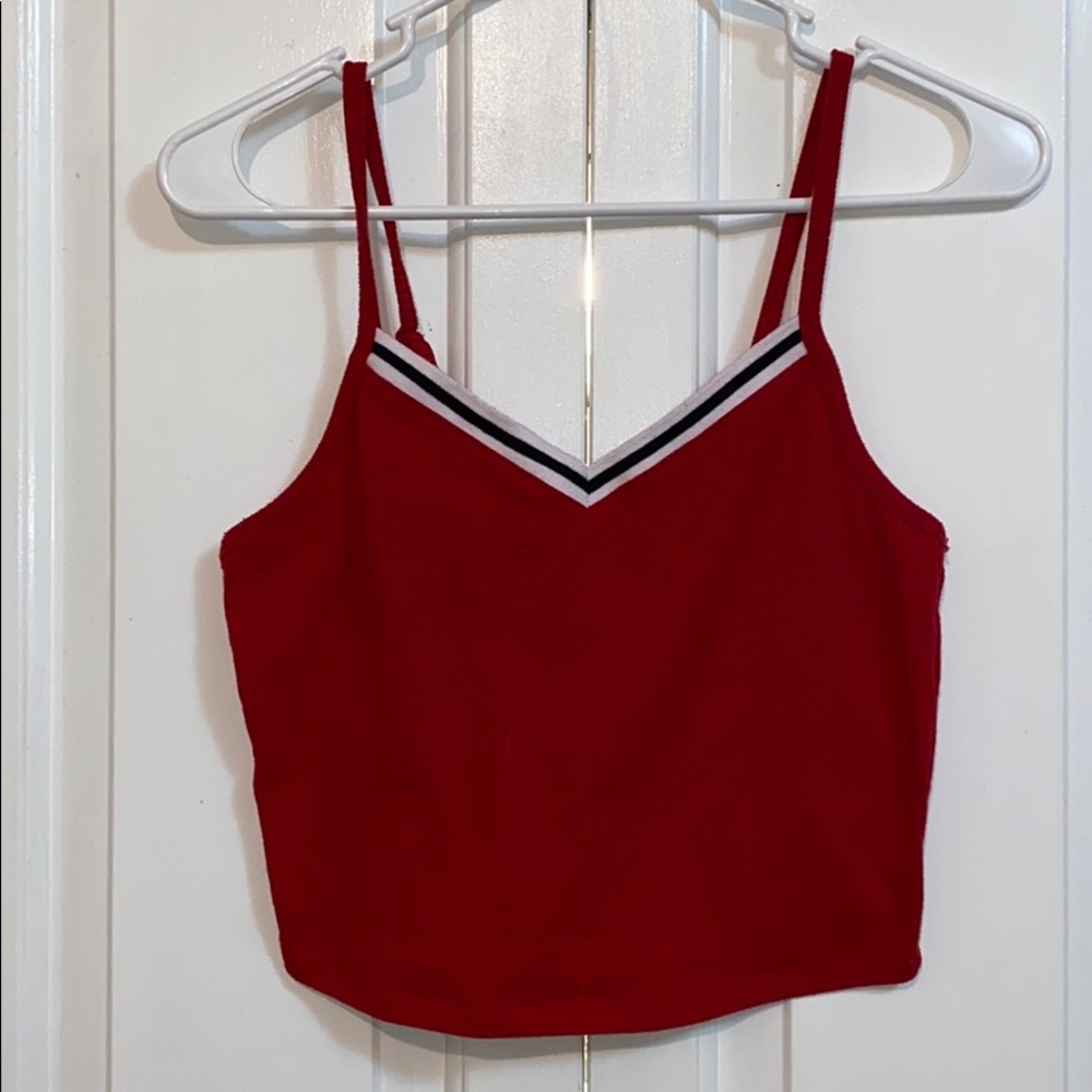 🌺red Crop-top🌺